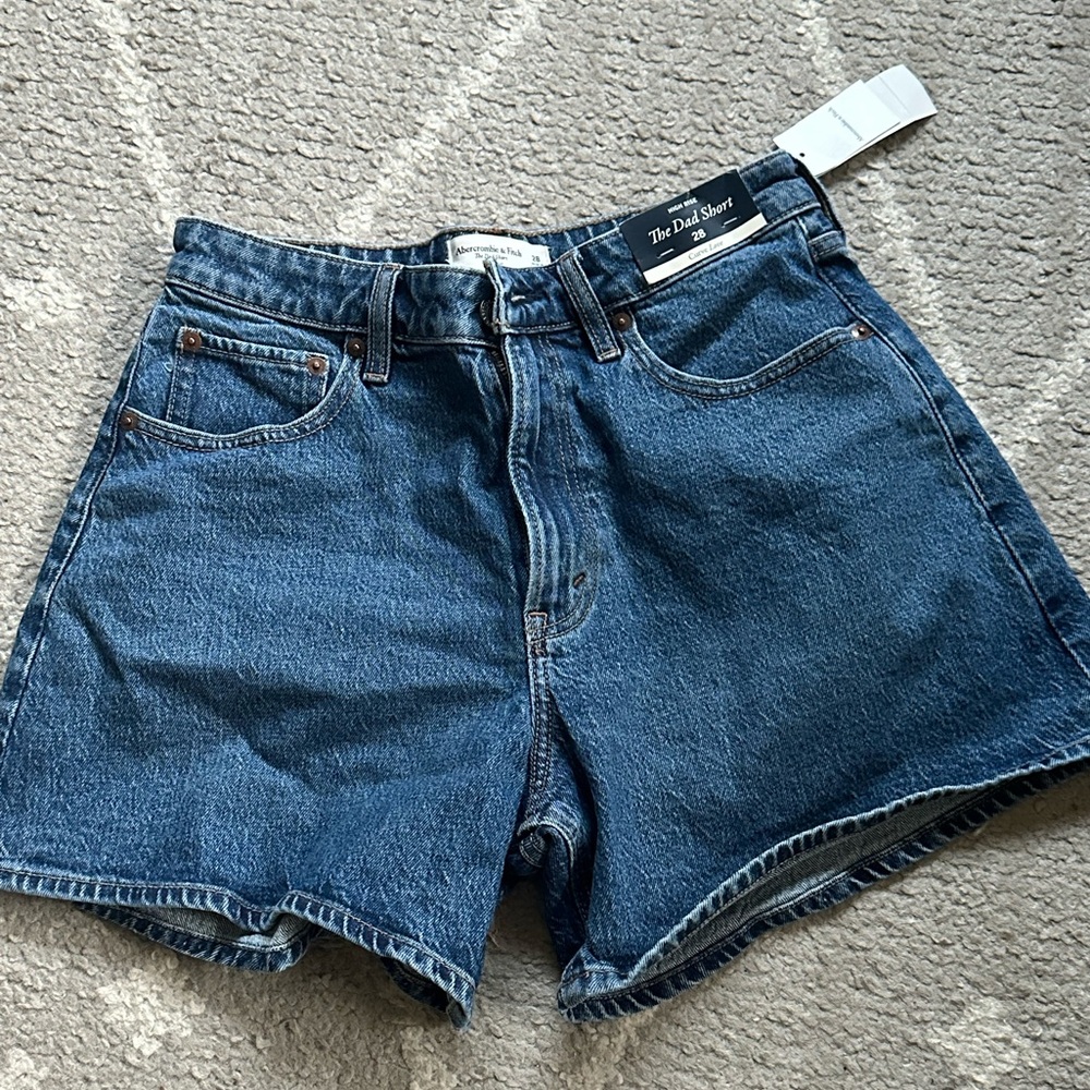 Abercrombie & Fitch Classic Blue Jean Shorts